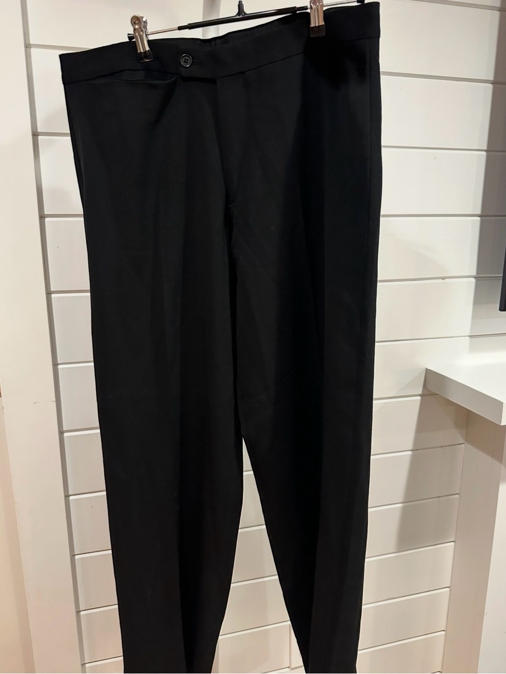 Emporio Armani Black Dress Pants - Classic Straight Fit